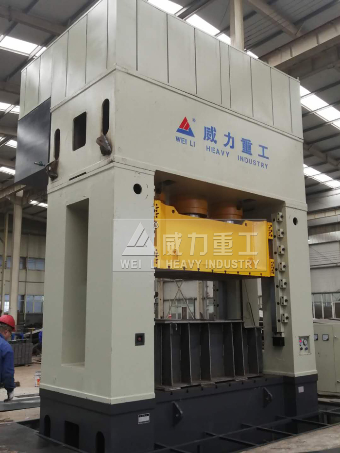 框架式液壓機(jī)安裝調(diào)試